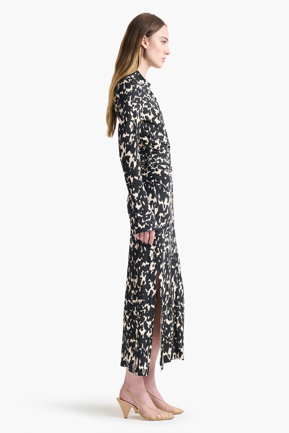 Altuzarra Claudia Dress Tapioca Tortoise