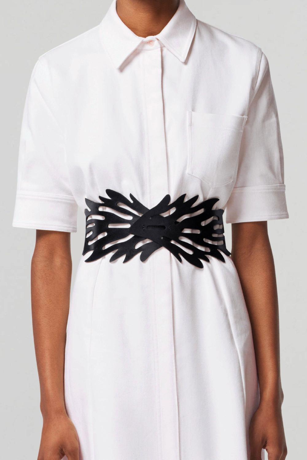 altuzarra Coral Belt Black