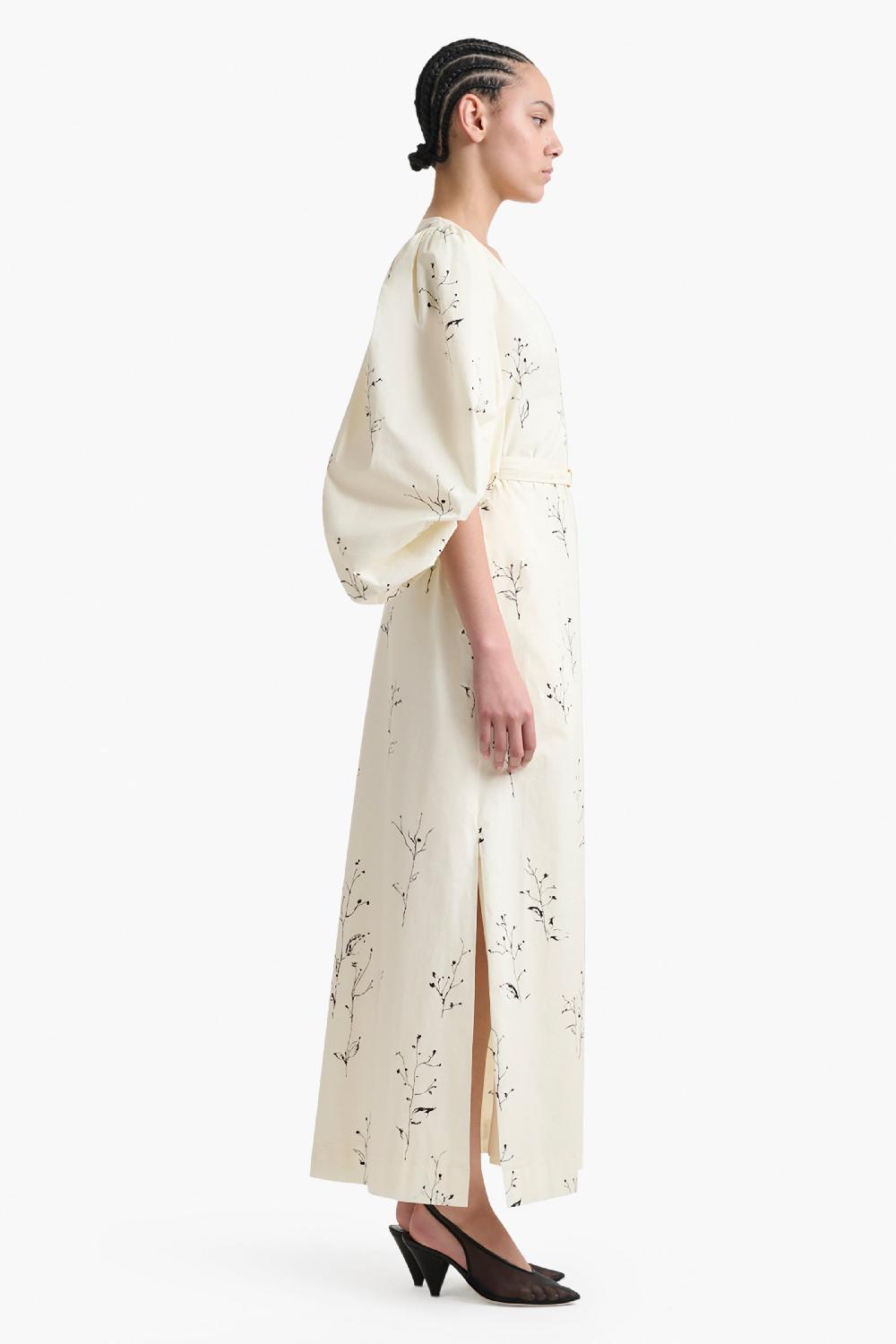 Altuzarra Corrie Dress Ivory Botanical