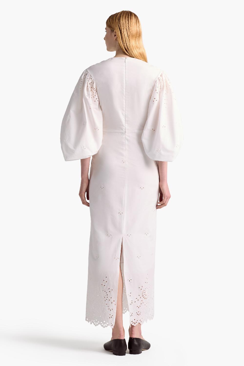 Altuzarra Danielle Dress Optic White