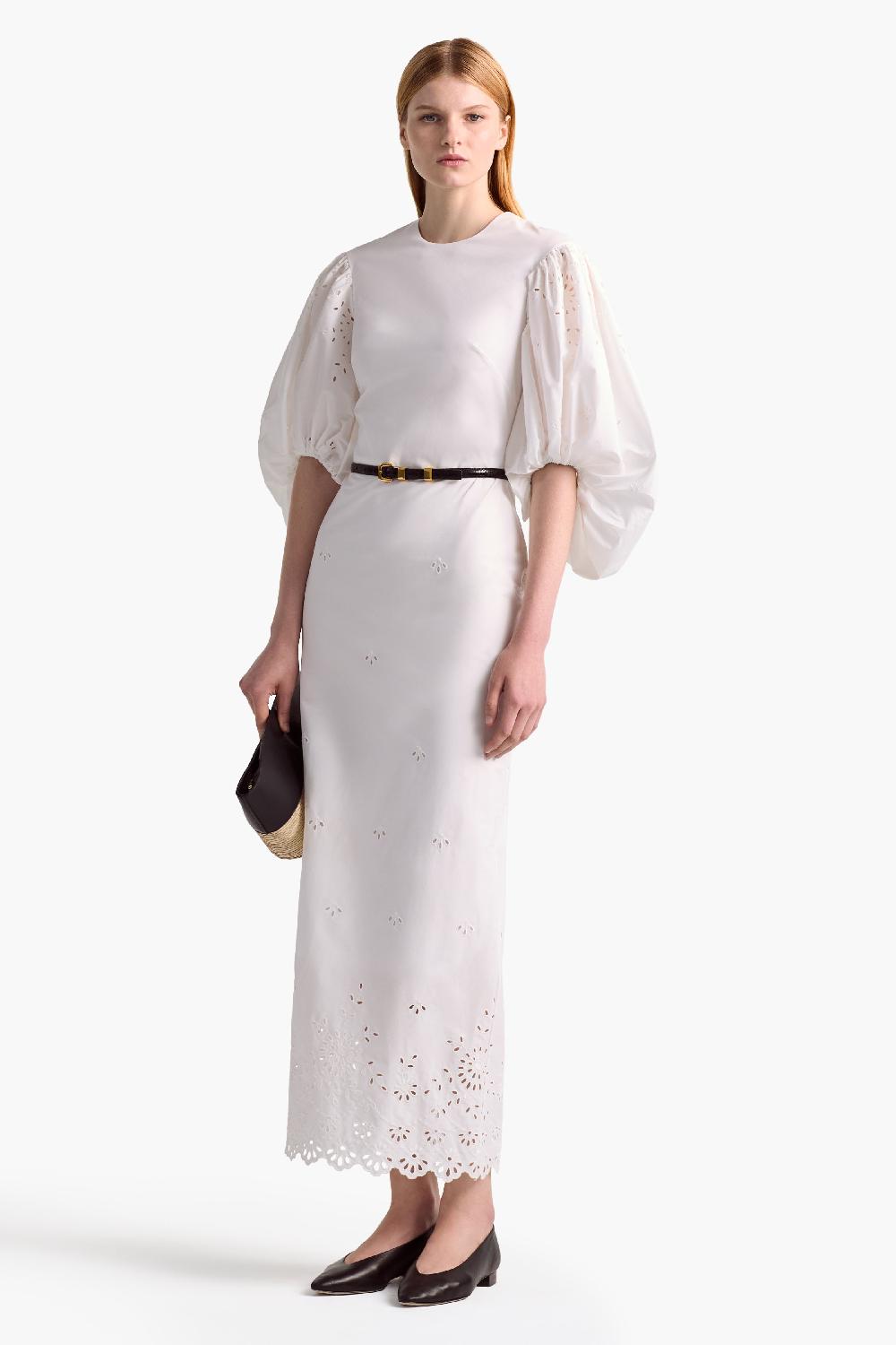 altuzarra Danielle Dress Optic White