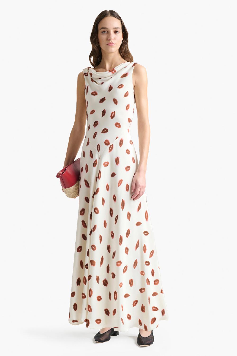 altuzarra Drina Dress Ivory Kisses