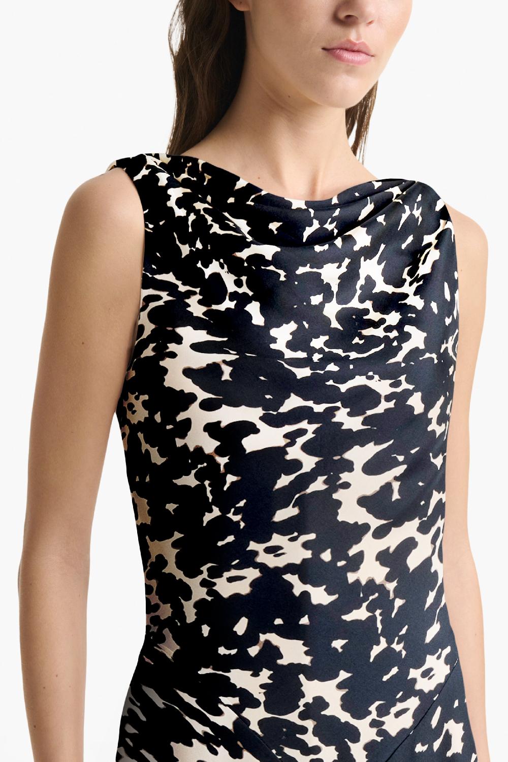 Altuzarra Drina Dress Tapioca Tortoise