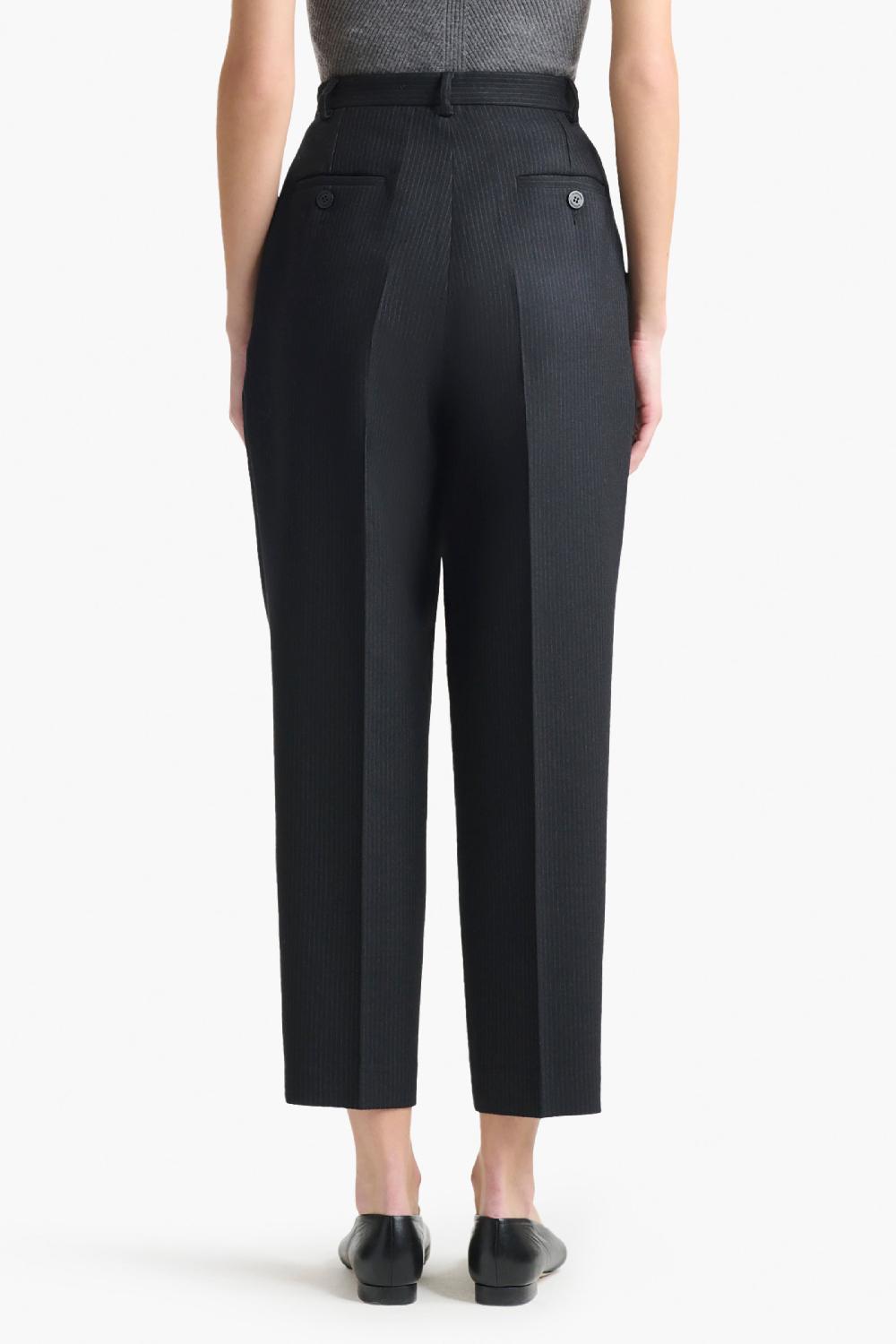 Altuzarra Emmett Pant Black/Ivory Pinstripe