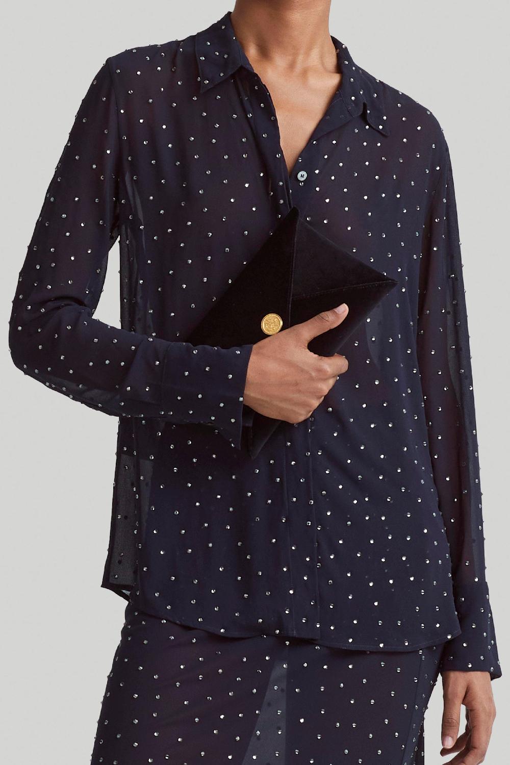 altuzarra Envelope Clutch Black