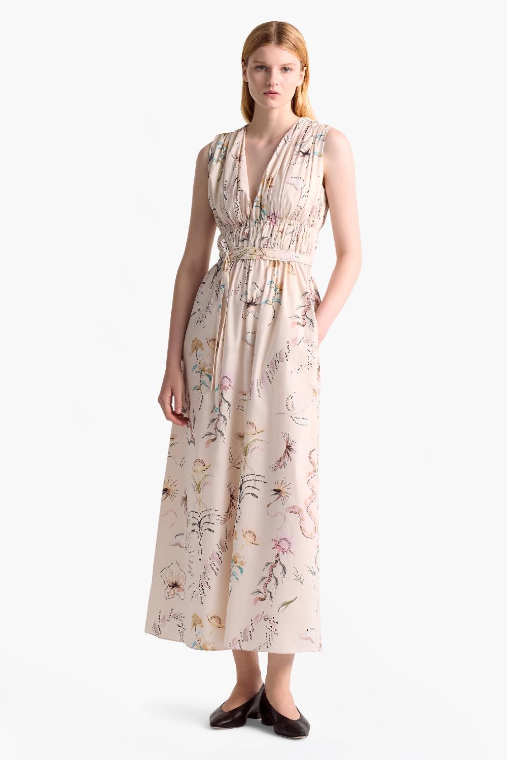 Altuzarra Fie Dress Ivory Tatoo Allover