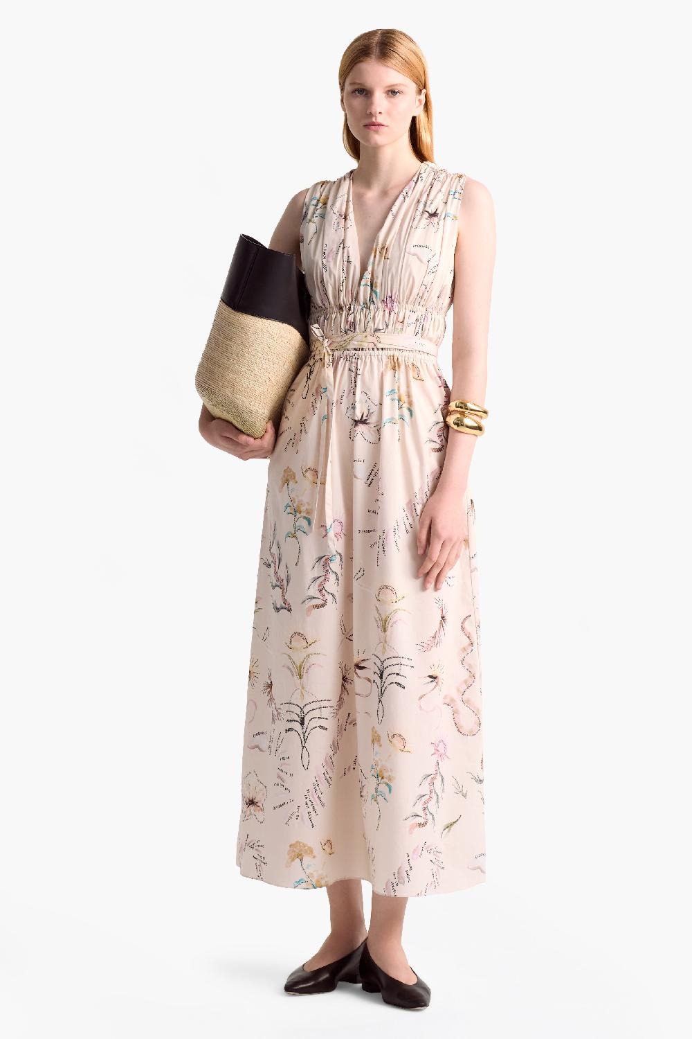 altuzarra Fie Dress Ivory Tatoo Allover