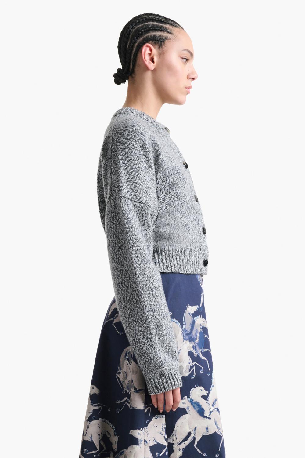 Altuzarra Fonzi Sweater Grey Melange