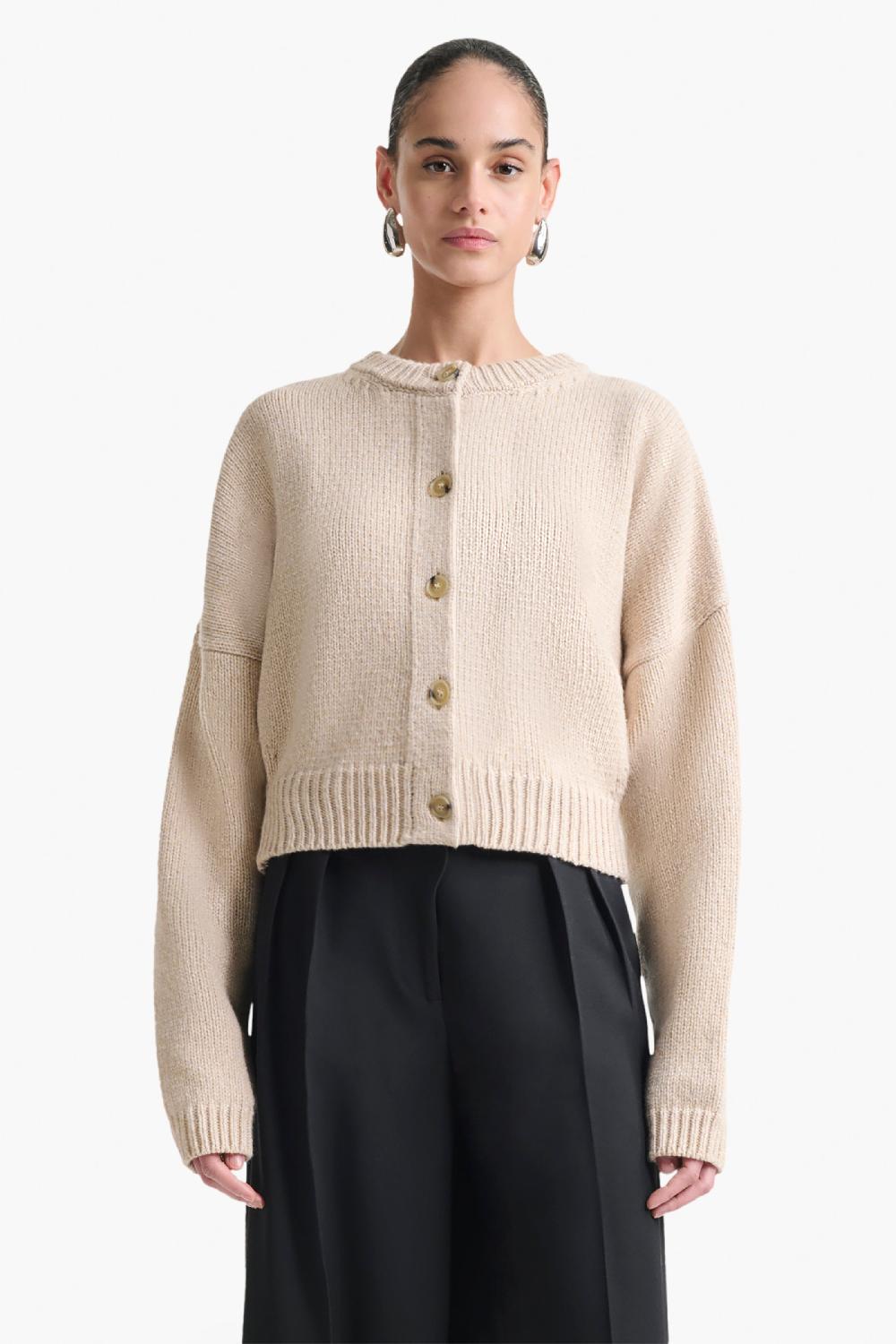 Altuzarra Fonzi Sweater Wheat Melange