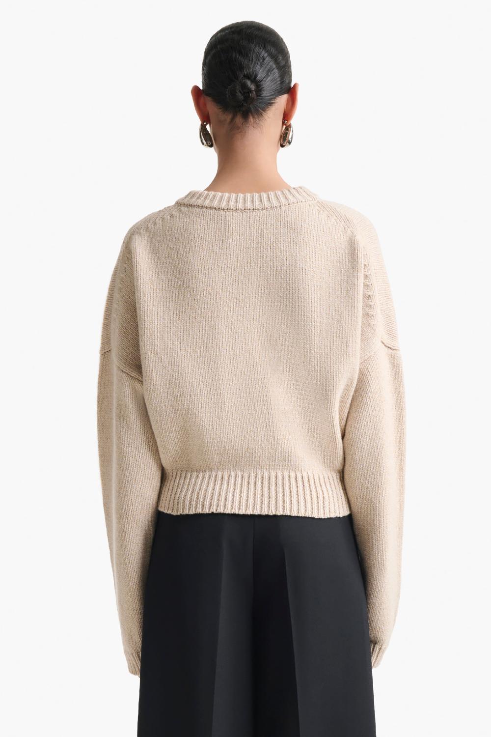 Altuzarra Fonzi Sweater Wheat Melange