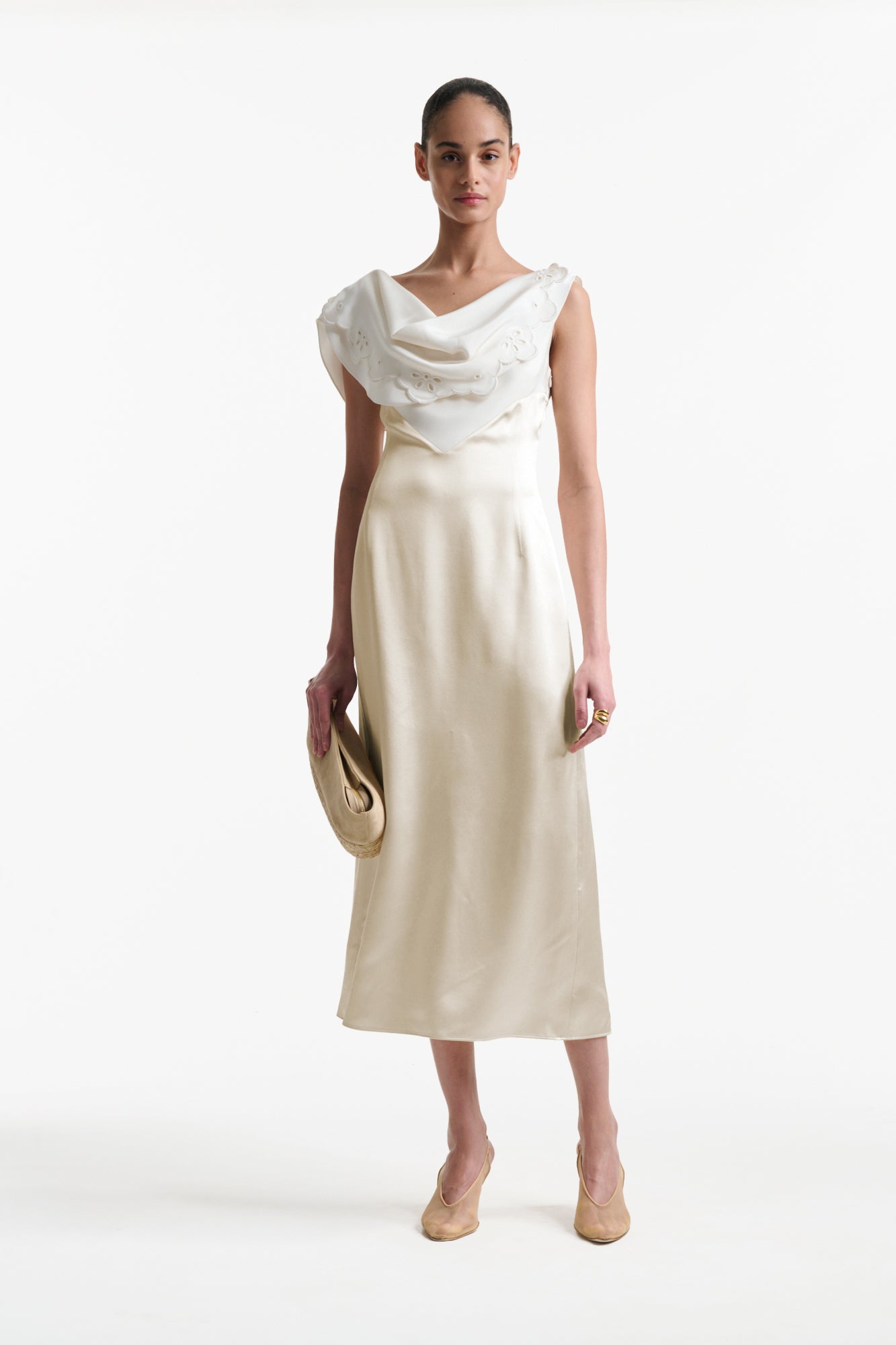 altuzarra Fragolina Dress Tapioca