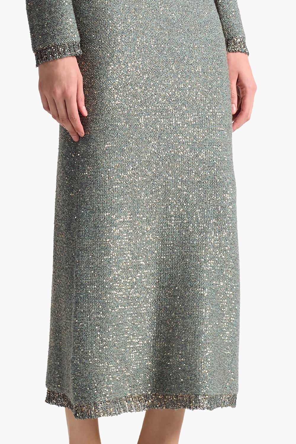 Altuzarra Georgie Skirt Cadet Blue