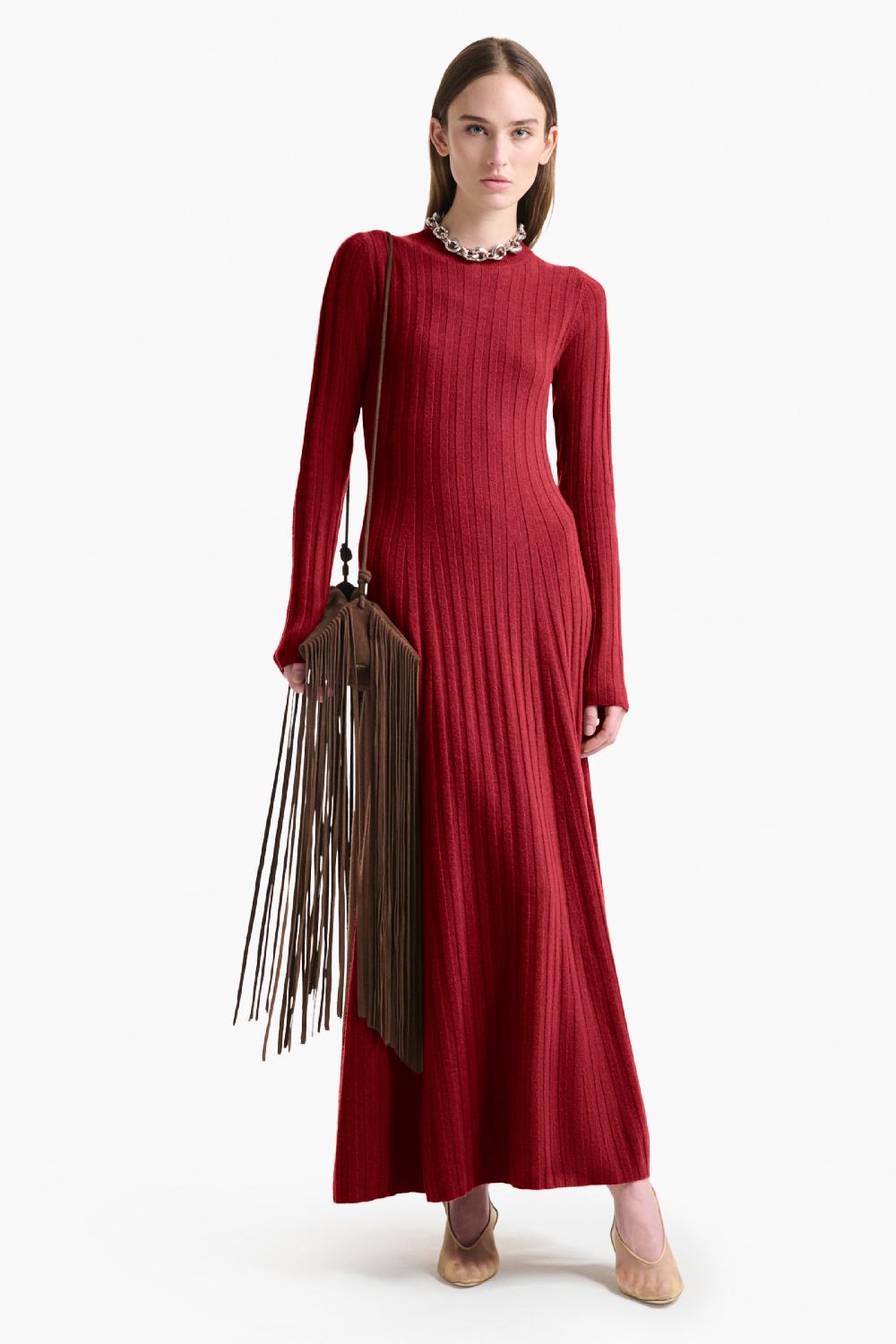 altuzarra Gia Dress Grenache