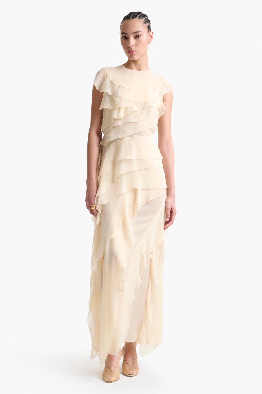 Altuzarra Gigi Dress Tapioca