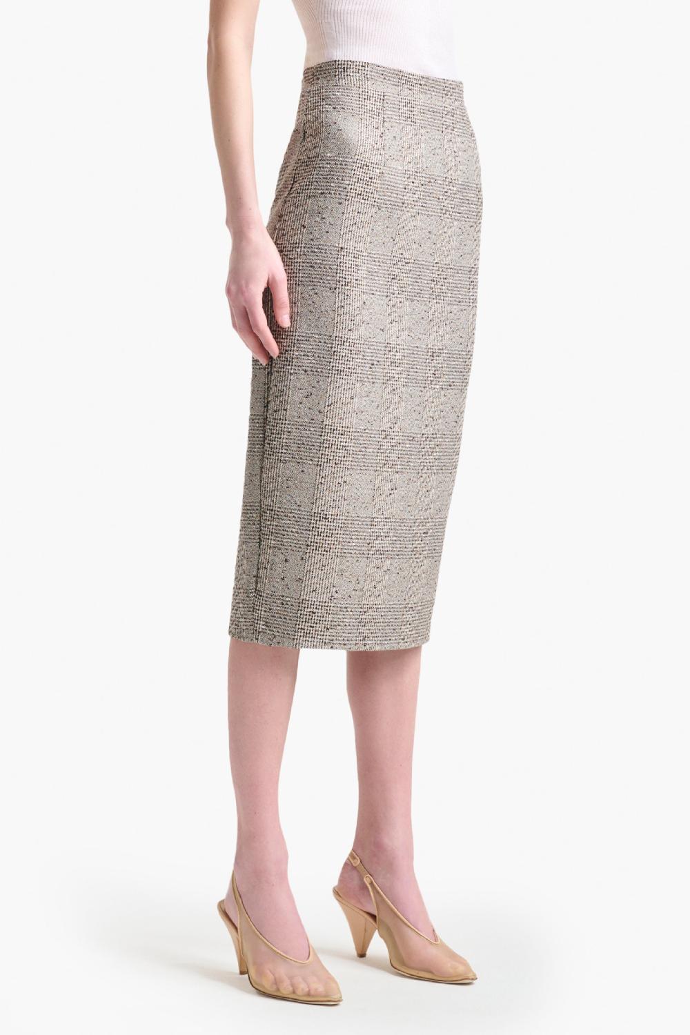 Altuzarra Hank Skirt Brown Plaid