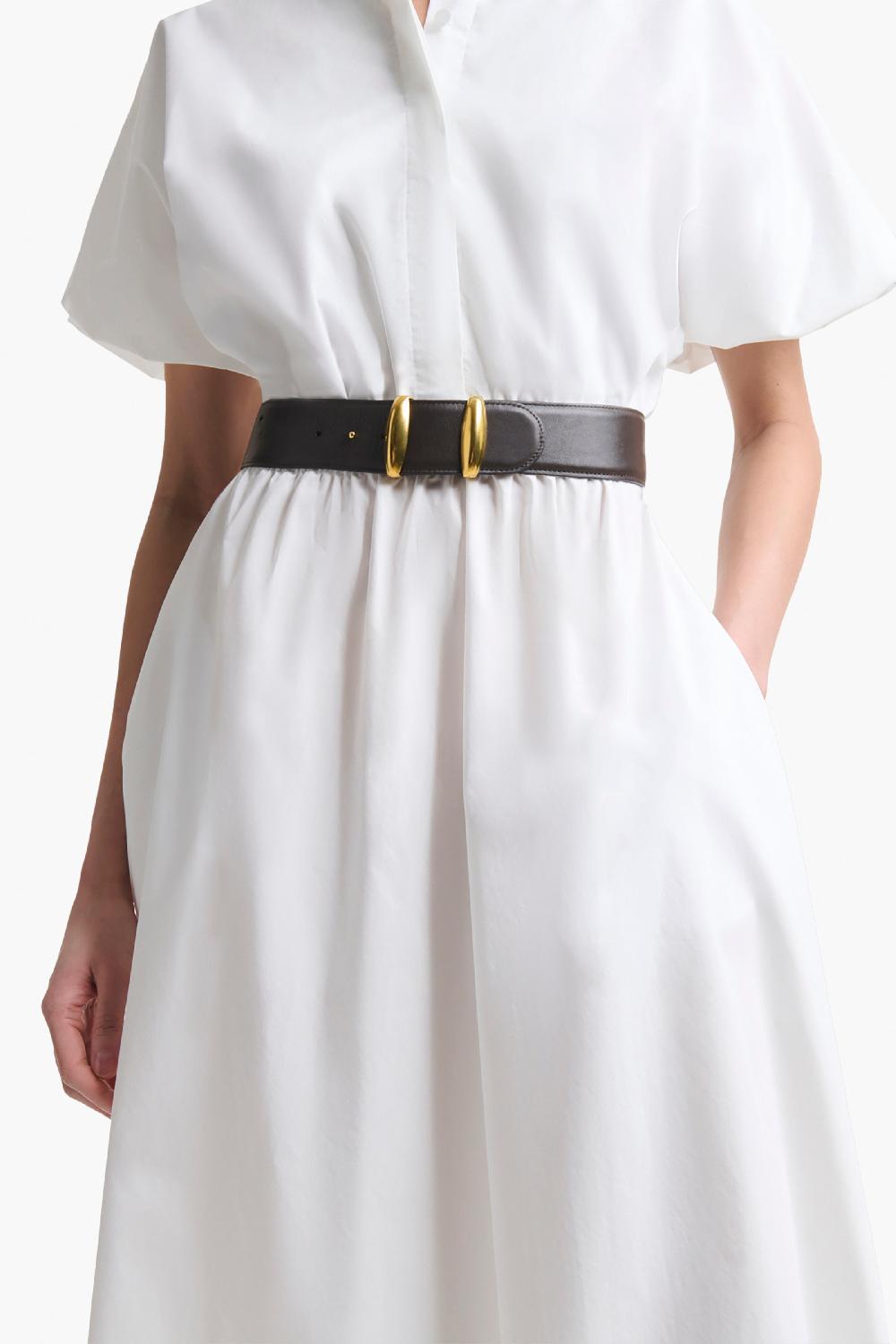 altuzarra Hardware Belt Tobacco