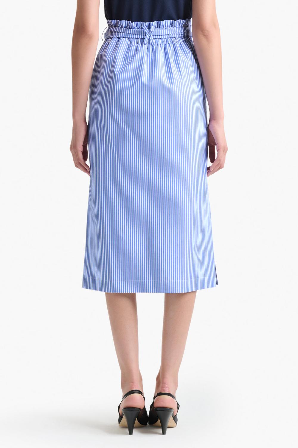 Altuzarra Hiroki Skirt Tidal Blue Stripe