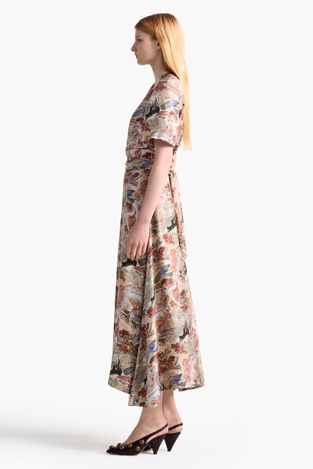 Altuzarra Honey Dress Fawn Mythical All Over