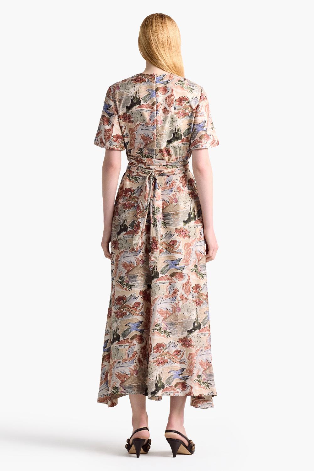 Altuzarra Honey Dress Fawn Mythical All Over