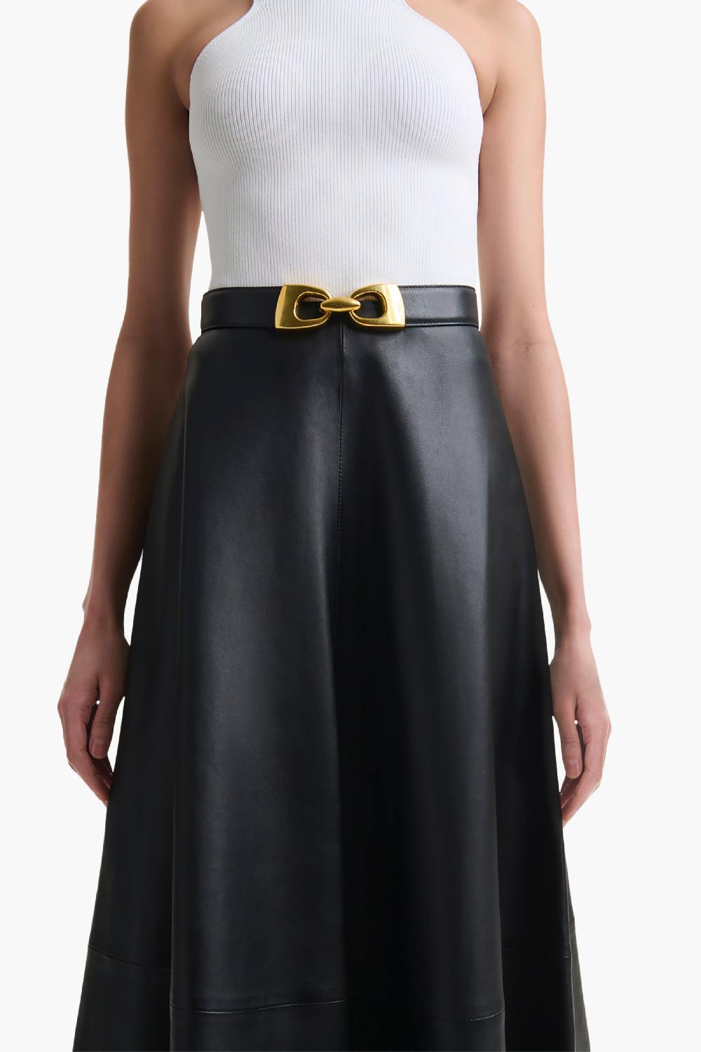 altuzarra Horsebit Belt Black