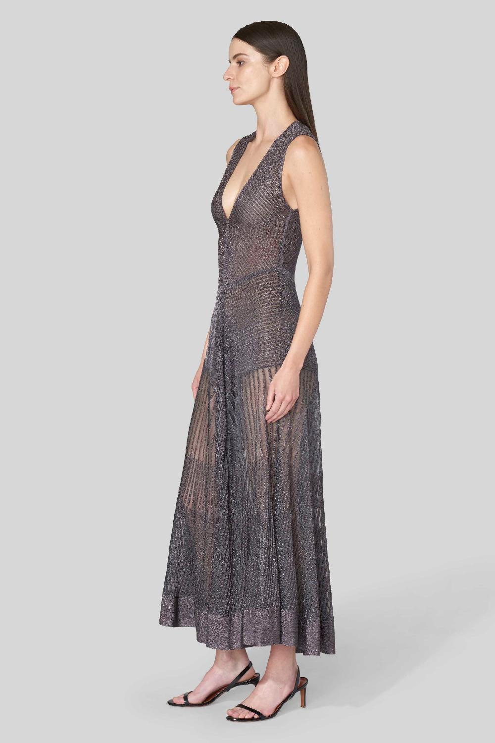 Altuzarra Keball Dress Gunmetal