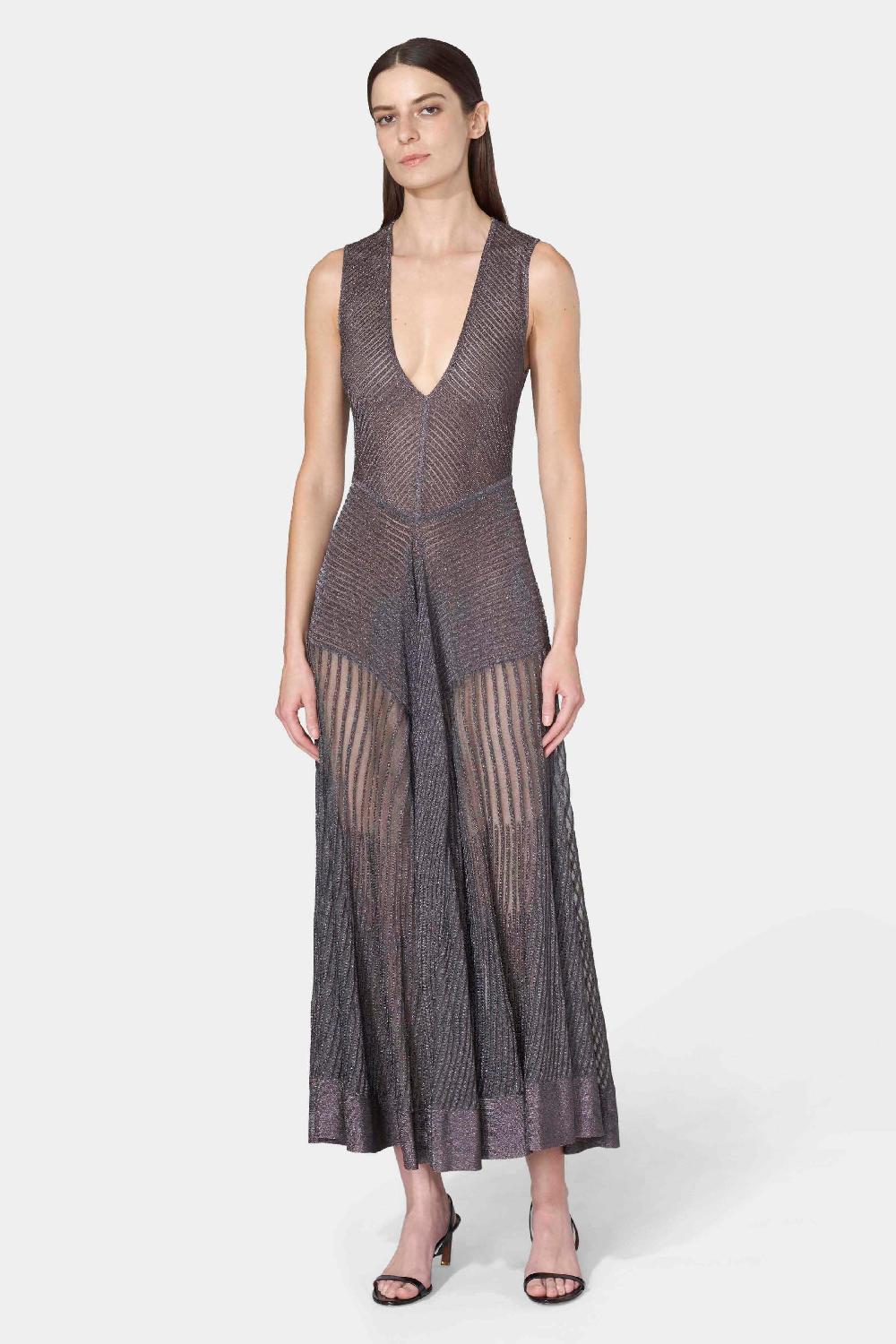 altuzarra Keball Dress Gunmetal