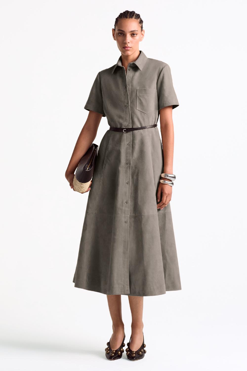 altuzarra Kiera Dress Chamois