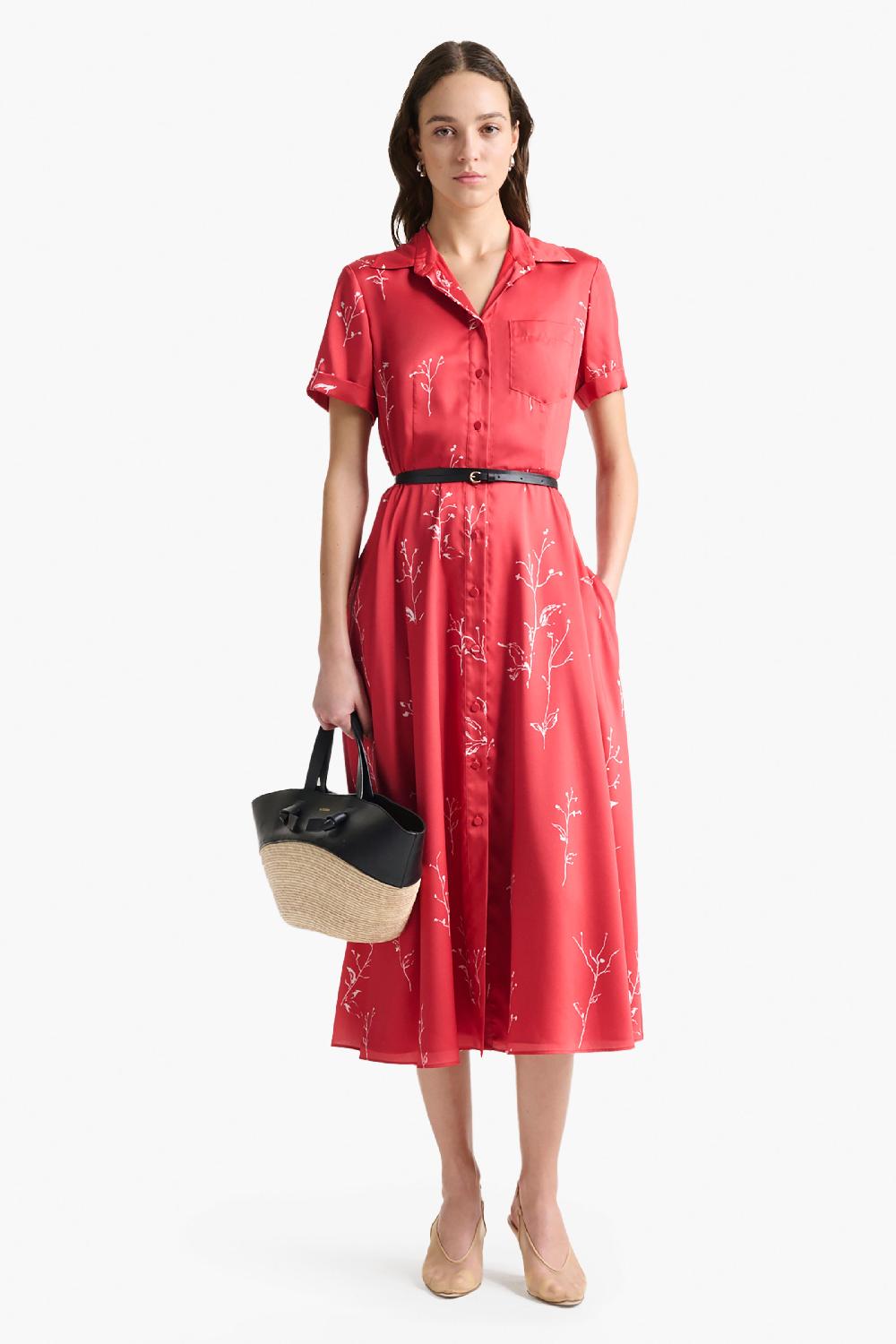 altuzarra Kiera Dress Grenadine Botanical