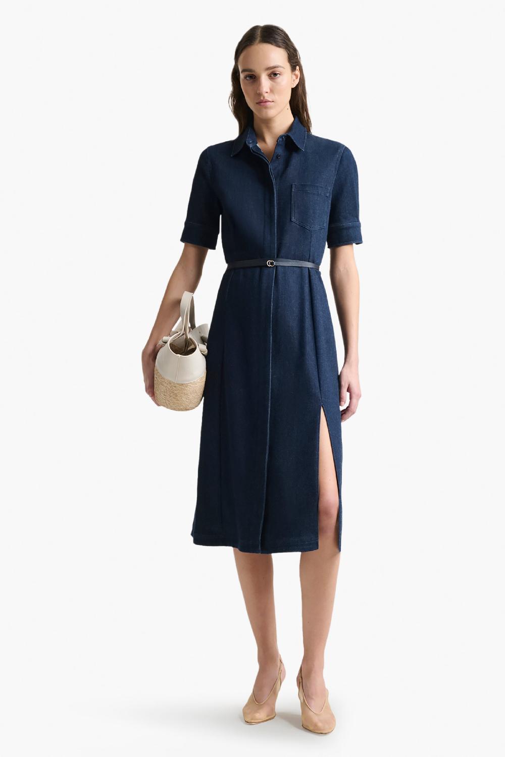 altuzarra Kieran Dress Berry Blue