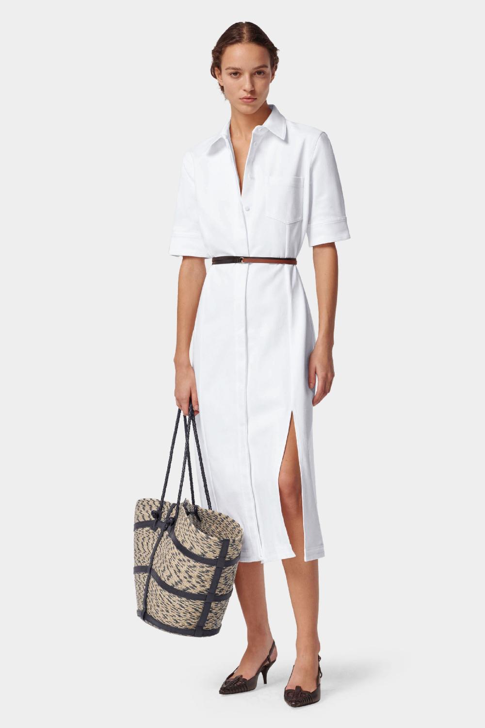 altuzarra Kieran Dress Optic White