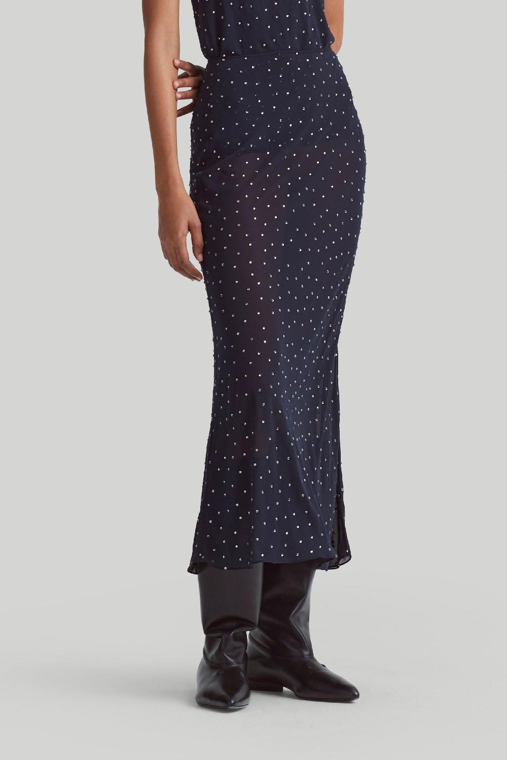 Altuzarra Kinski Skirt Navy