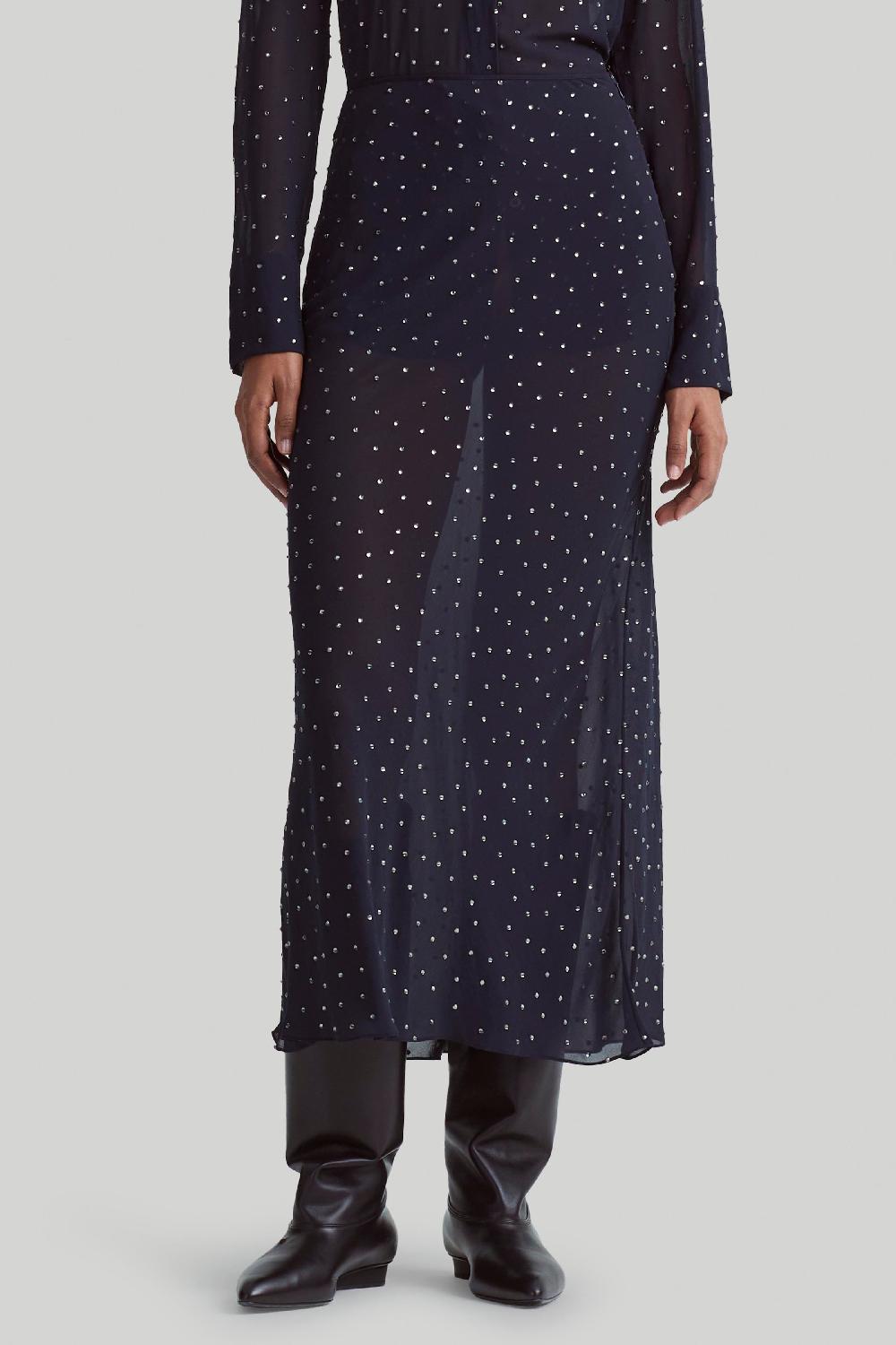 Altuzarra Kinski Skirt Navy