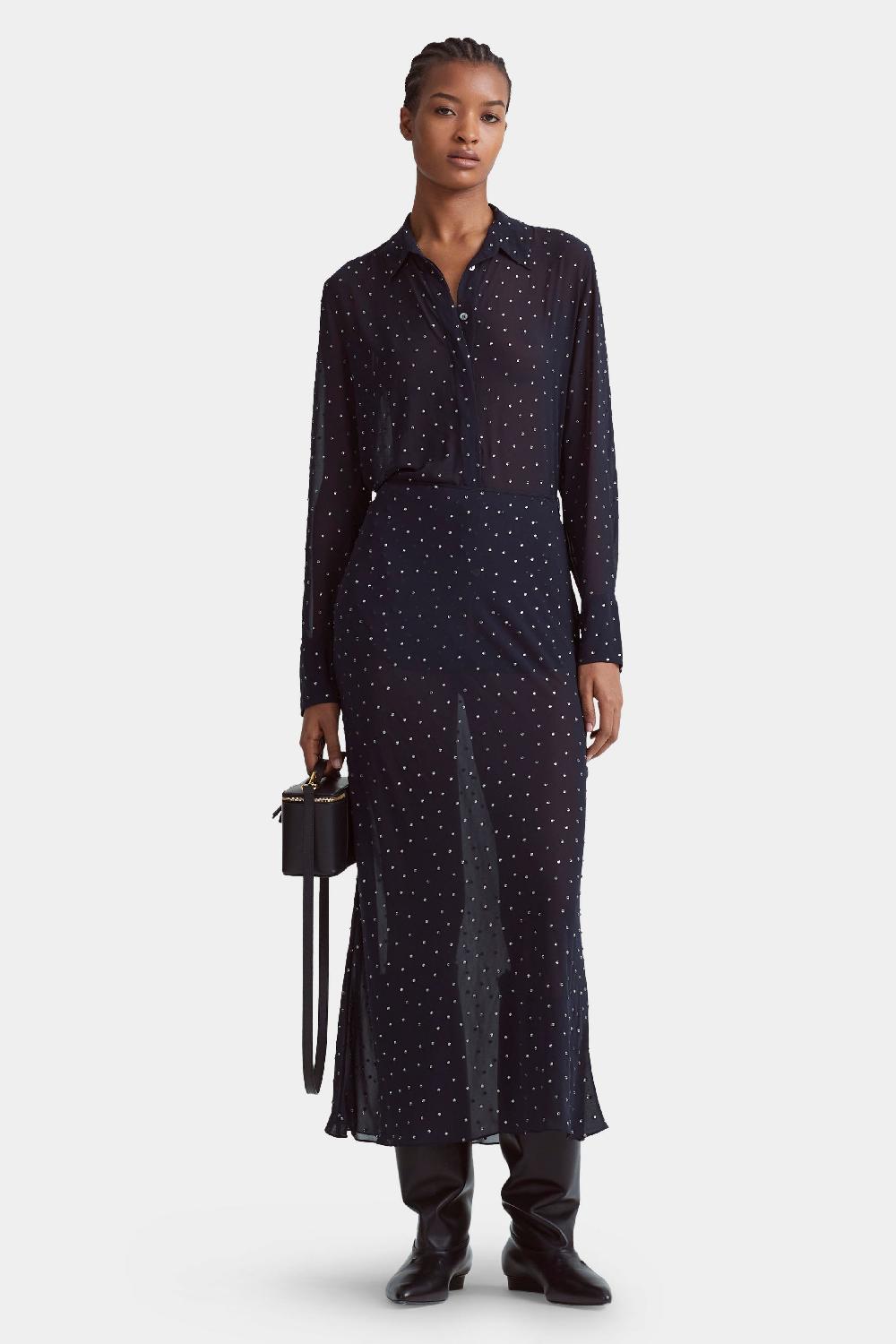 altuzarra Kinski Skirt Navy