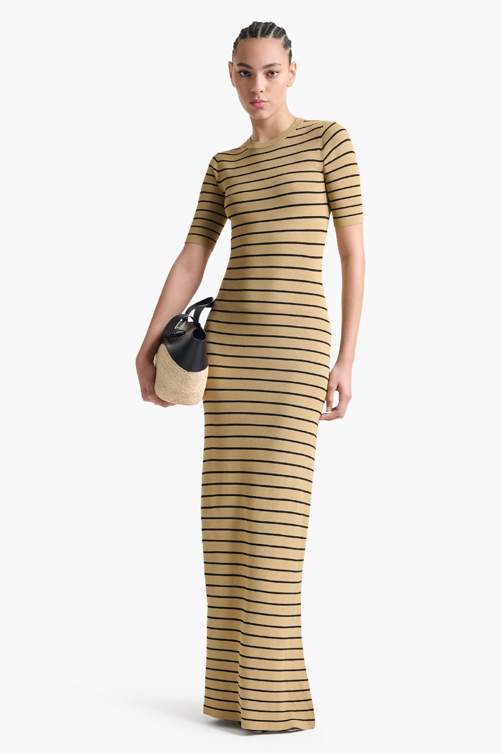 altuzarra Kitty Dress Sepia Black