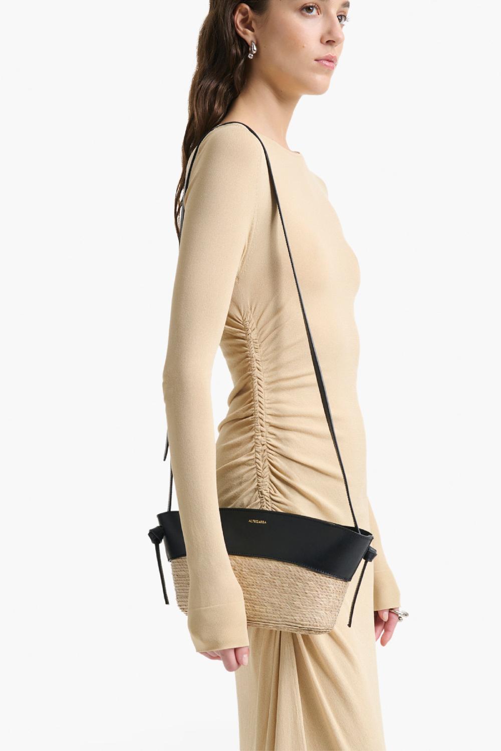 altuzarra Knot Basket Crossbody Black