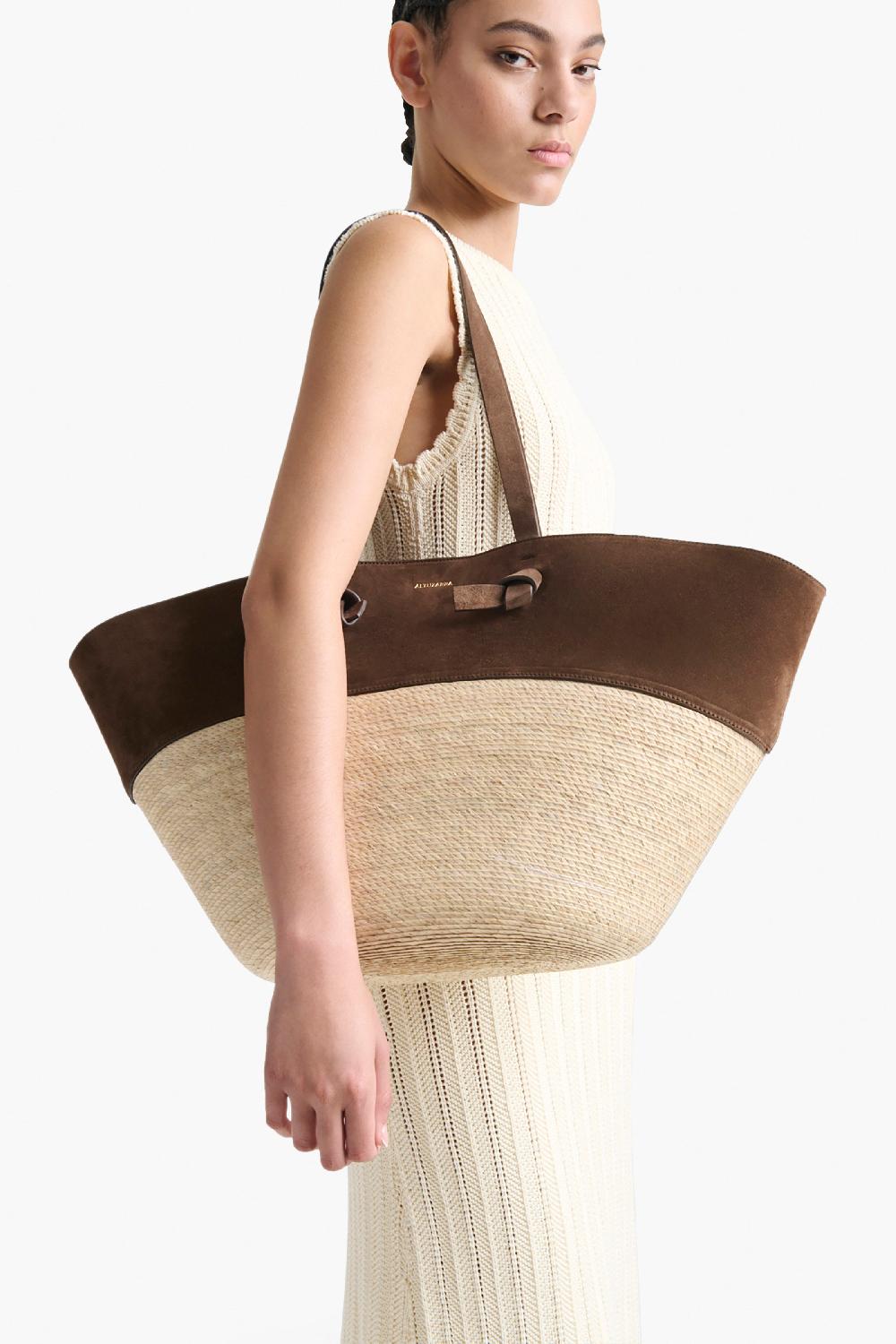 altuzarra Knot Basket Large Chocolate