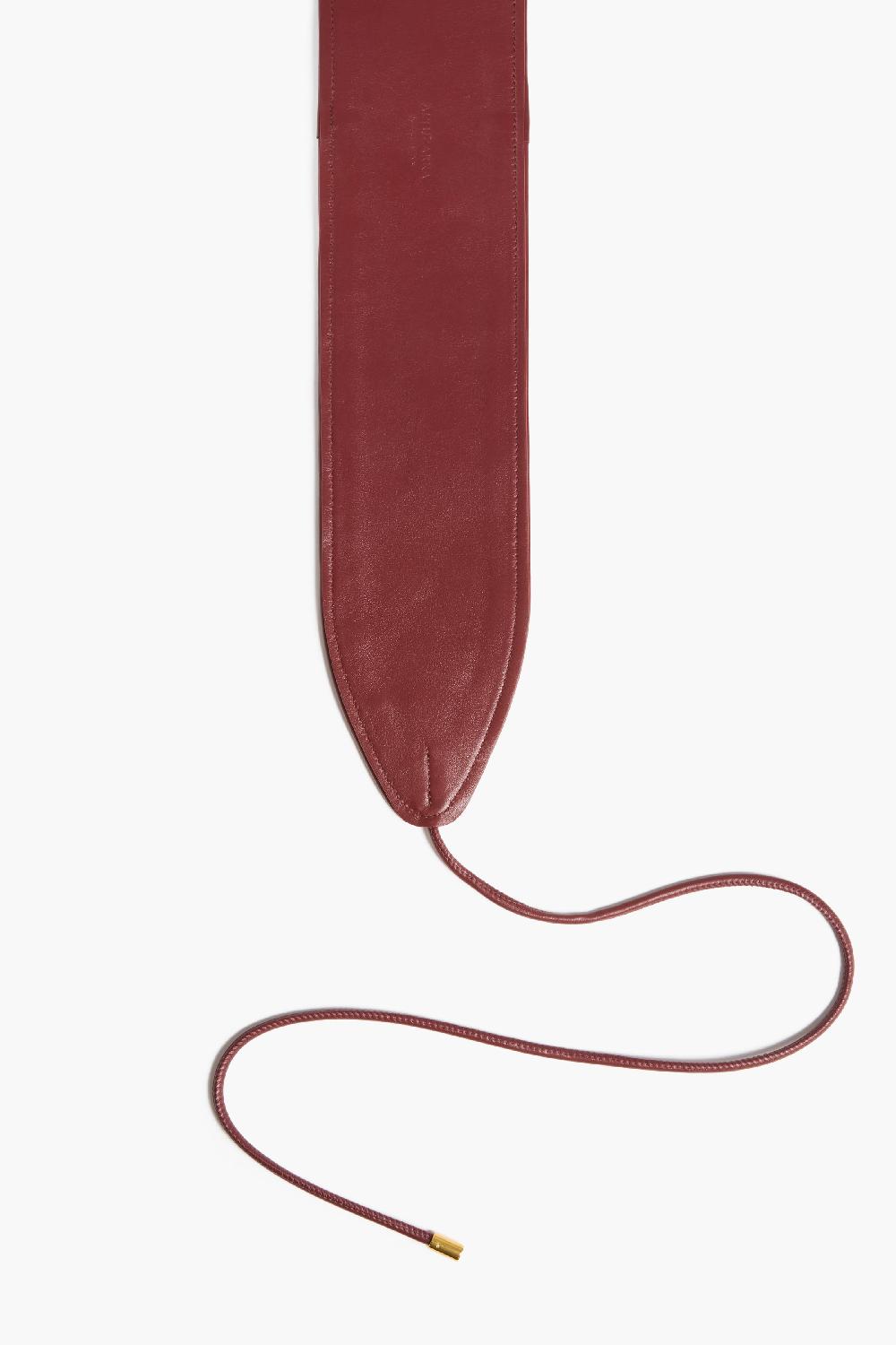 altuzarra Lace Tie Wide Belt Cremisi