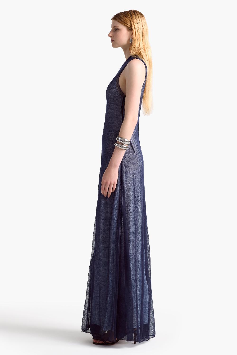 Altuzarra Laia Dress Berry Blue