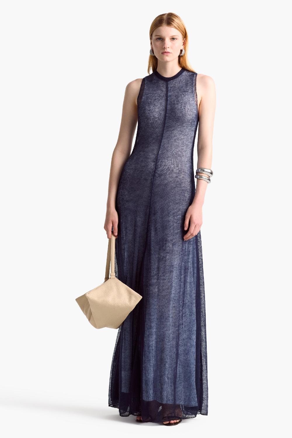 altuzarra Laia Dress Berry Blue