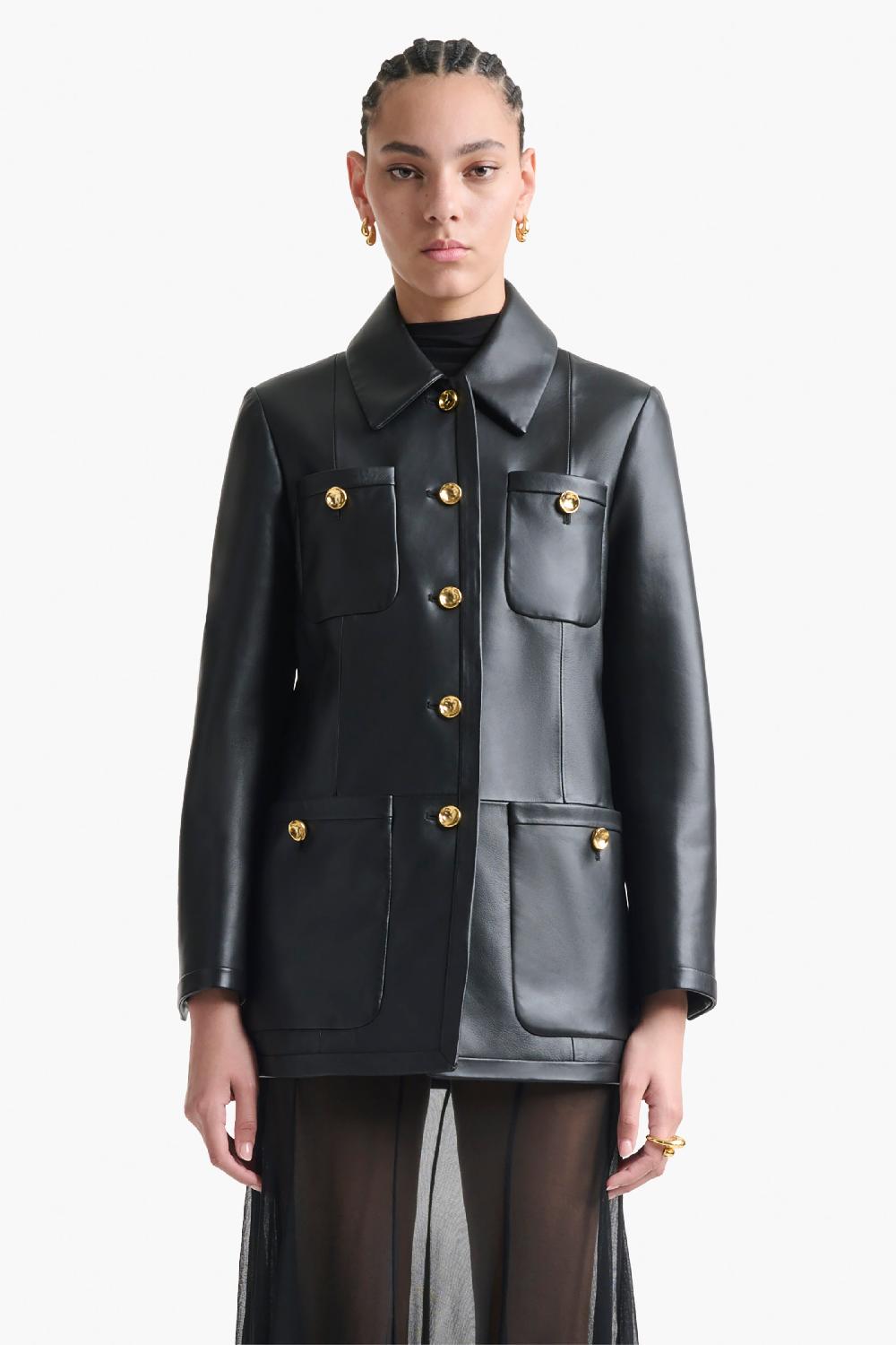 Altuzarra Leni Coat Black