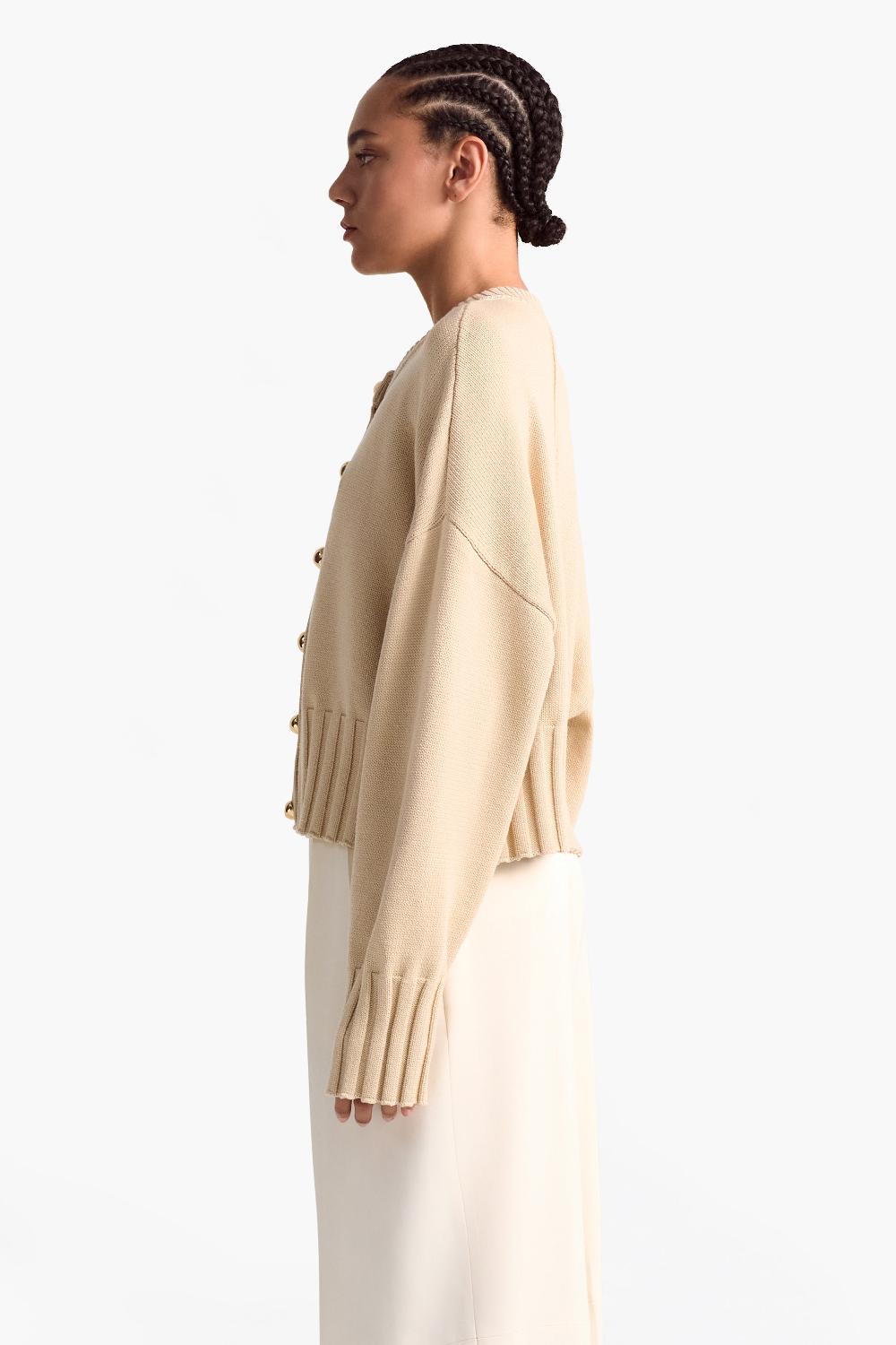 Altuzarra Liam Sweater Antique Pearl