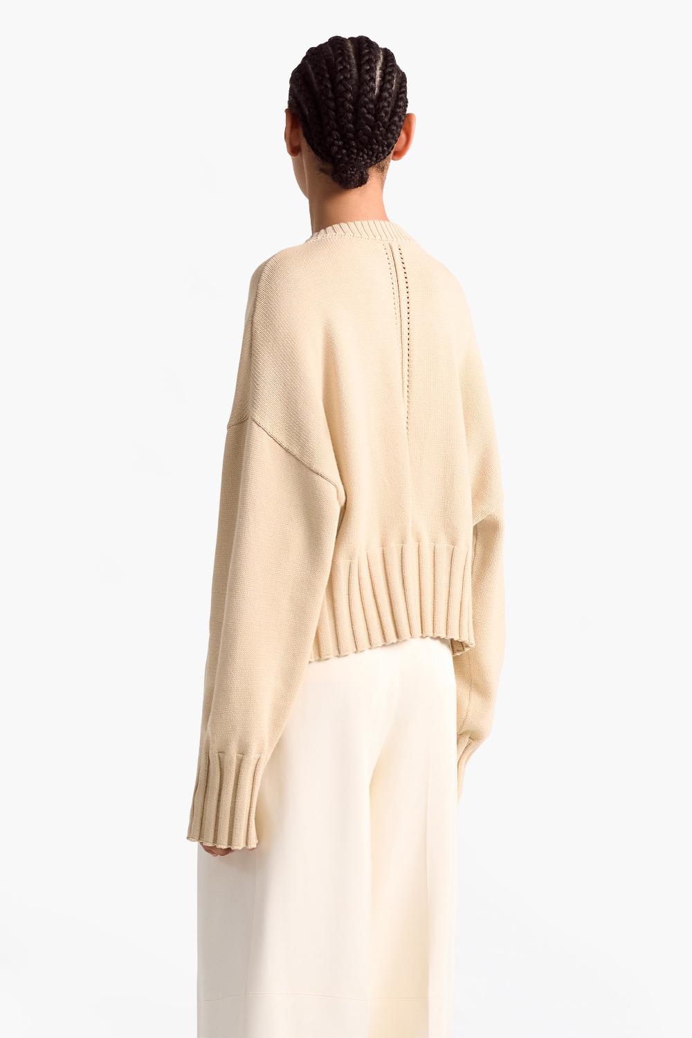Altuzarra Liam Sweater Antique Pearl