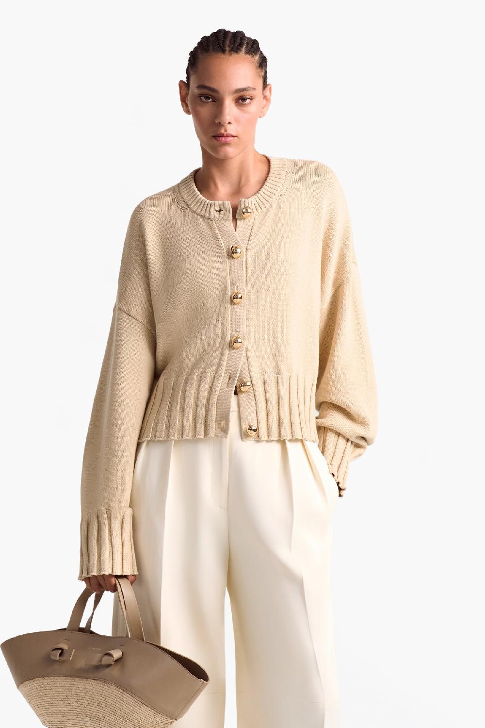 Altuzarra Liam Sweater Antique Pearl