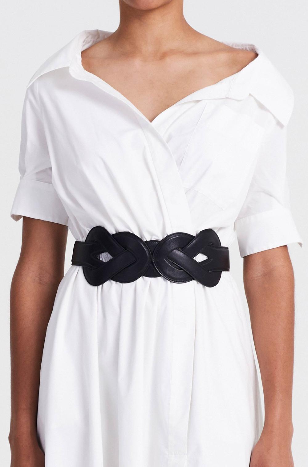 altuzarra Loopy Belt Black