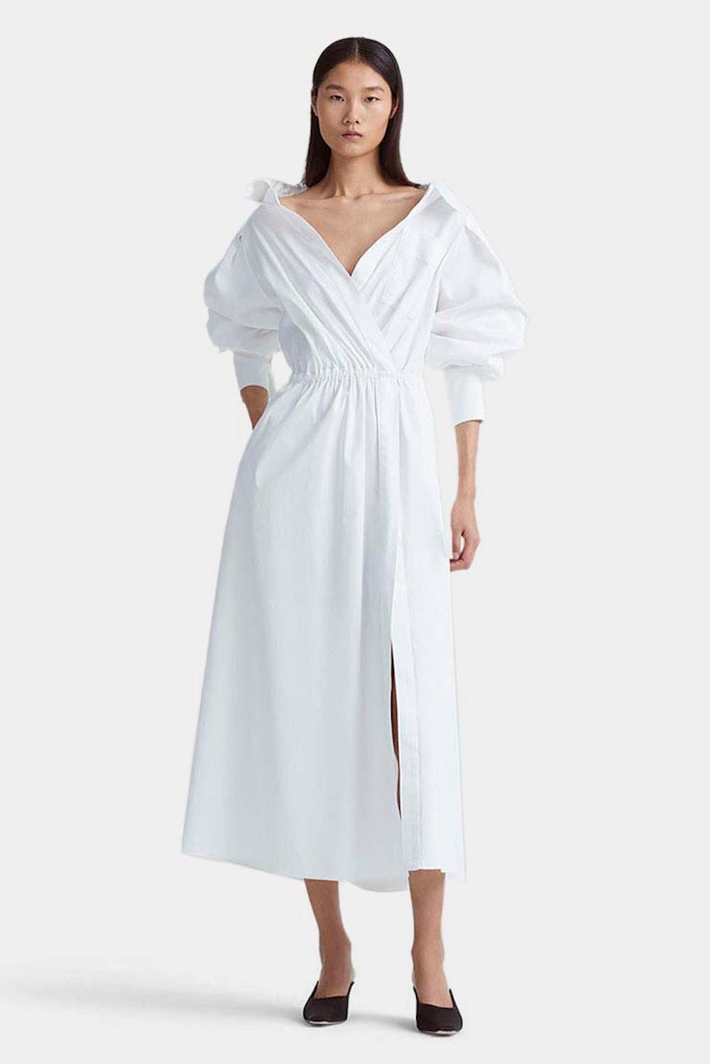 Altuzarra Lyddy Dress Optic White