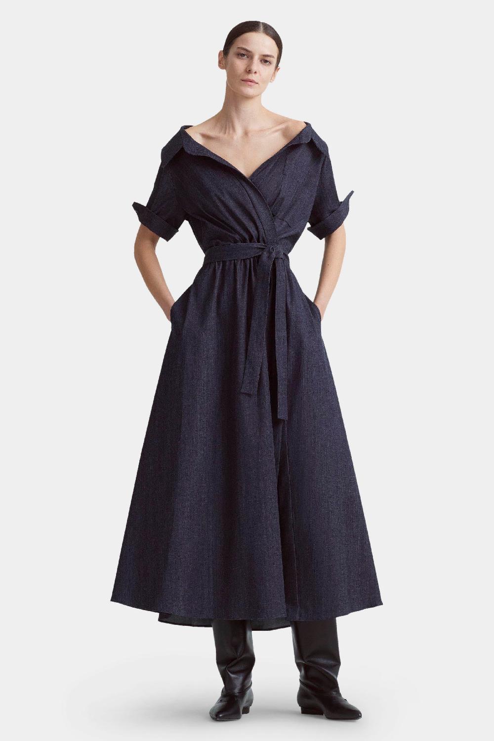 Altuzarra Lydia Dress Berry Blue