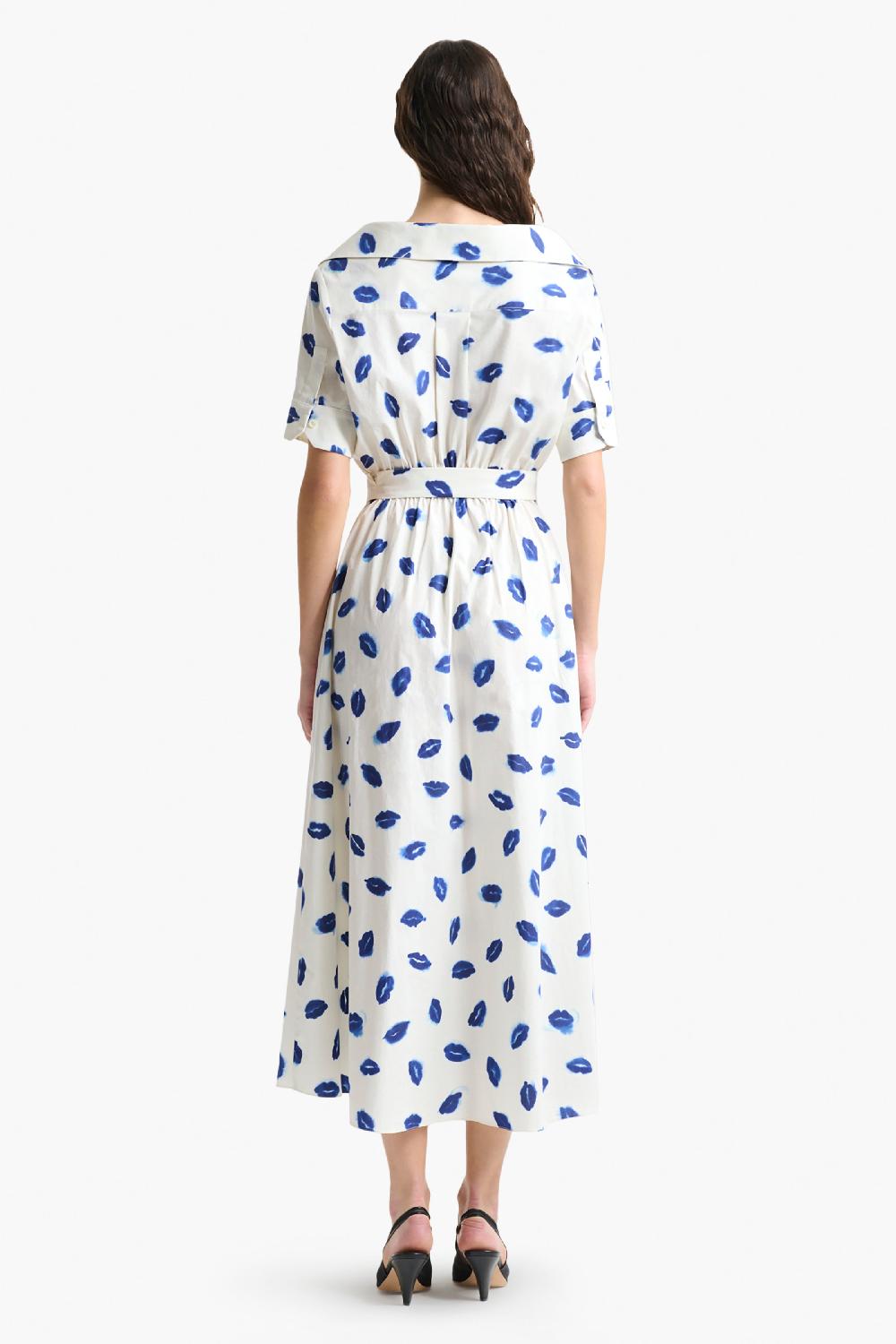 Altuzarra Lydia Dress Berry Blue Kisses