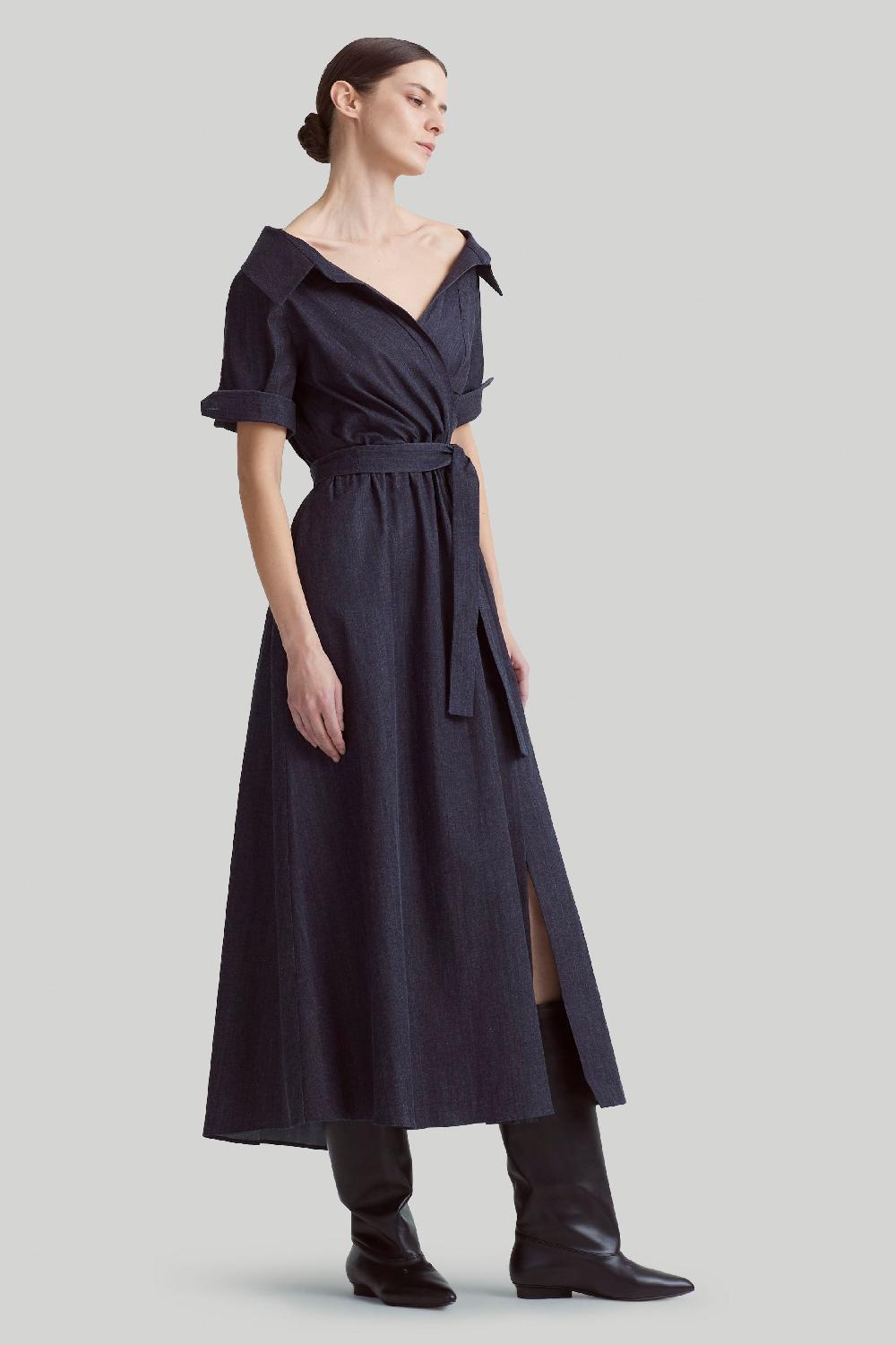 Altuzarra Lydia Dress Berry Blue