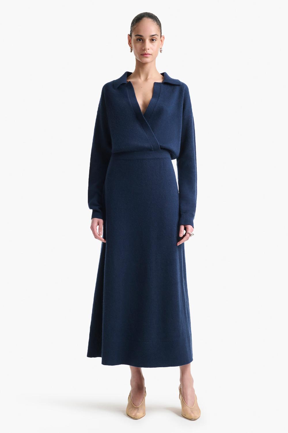 Altuzarra Madleen Dress Navy