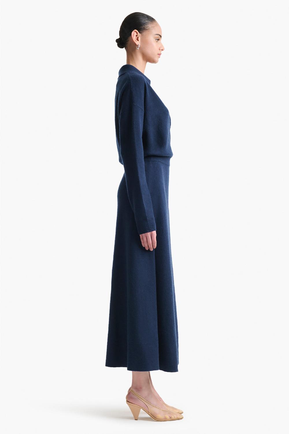 Altuzarra Madleen Dress Navy